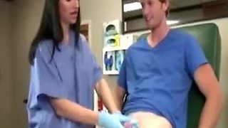 The Mature Head Nurse Tries To Make Him Feel Better