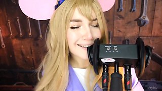 Gorgeous teen erotic ASMR video