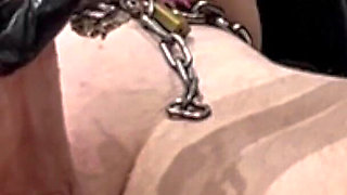 Restrained to an Office Chair, Unlocked Then Wanked to a Frustrating Ruined Orgasm