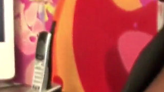 Annita sucking dick to keep her job