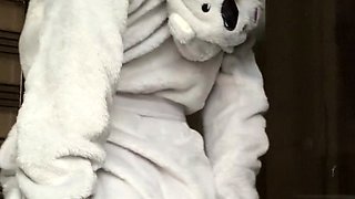 Blonde tight pussy babe solo toy fun in glamour masturbation