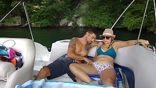 Public Amateur Sex Fun On Boat Public Voyeur Part1