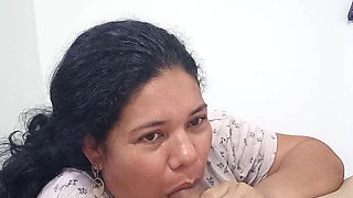 Beautiful Horny Neighbor Deepthroat Latina
