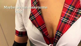 Redhead schoolgirl skips class, penetrates stepbrother to