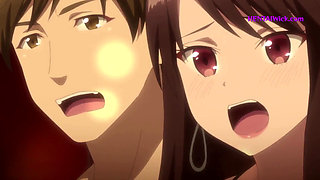 Couples on Swinger Party: First Orgy with my Perv Colleague - Anime Hentai, ENG Sub