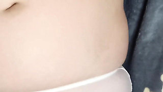 Housewife in white panties fucked in missionary