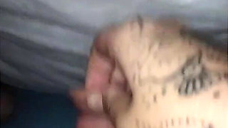 Jade Fucks Her Hairy Pussy with New Dildo