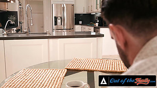 OUT OF THE FAMILY - Bratty Stepdaughter Pixie Smalls Gets A Creampie After POV Fuck With Her Stepdad