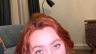 POV Style Blowjob! She Suck Me Till I Explode in Her Mouth! Huge Load