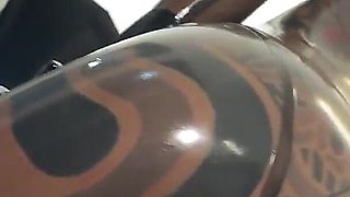 Solo 2: Showcasing Translucent Latex Outfit and Hankey’s Toys Strap-on