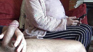 pregnant turkish stepmom completely ignores her masturbating stepson