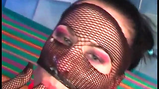 Latex femdom and ass fuck