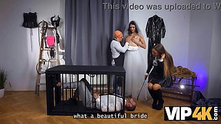 Vip4k. pre-wedding slutting in the fetish funhouse!