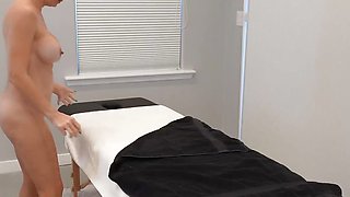 Huge Tits Redhead MILF Gets Oiled Up For Massage - HAPPY ENDINGS E02 - FREEBIE