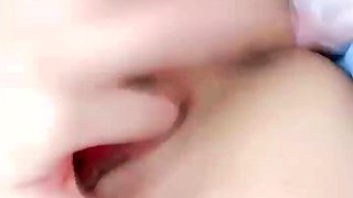 Small tit asian toyed and fingered