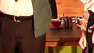 Sibylle - the Sexy Waitress Fails at Work and Is Punished for It in a Humiliating Way