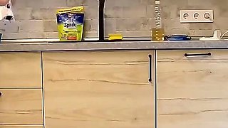 Hardcore Housewife Sex, No Condom, No Protection, Cum in Her Pussy and Squirt.