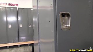 Busty Whore Gets Caught Naked In The Changing Room With Charles Dera