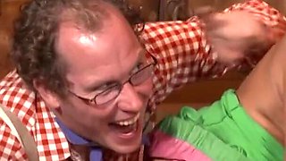 Janitor Egon Kowalski and His Friends Fuck the New Tenants and Also Enjoy Getting a Blowjob
