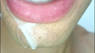 I LOVE CUM IN MY MOUTH, TONGUE LONG TONGUE, KISS, SIX PACK, FITNESS GYM, SUBMISSIVE, WOMEN'S LINGERIE