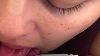 POV Close up Blowjob of a Big Aroused Clit