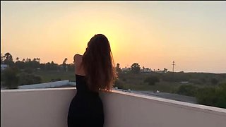 Amateur Sunset Sex Session!