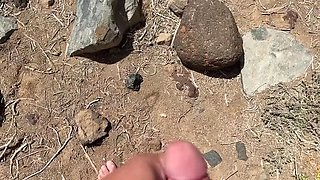 Blonde and Brunette Threesome Fuck on Nudist Beach - Wiss Chris