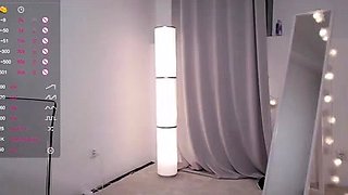 Blonde tight pussy babe solo toy fun in glamour masturbation
