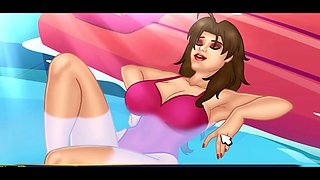 Step-sisters' wild adventure with an orgasmic massage by Misskitty2k