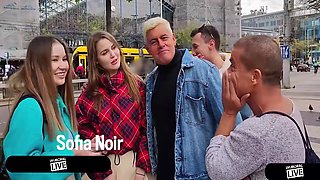 Perfect Body College Cuties Kinky Threesome W Old Pervert 4k 12 Min - Sofi Noir, Porno Dan And Amalia Davis