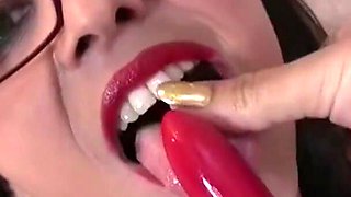 Hot looking MILF riding cock in the living room