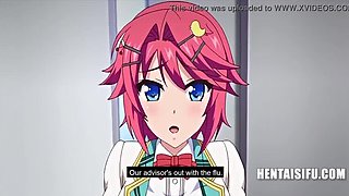 Hot Japanese Sensei Fucks Virgin Teen Students - Hentai Anime with English Subs