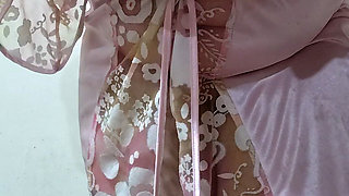 A Sentence Girl Takes off Her Underwear in Front of the Camera