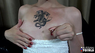 RUSSIAN TGIRLS - Anabel's Mirror Tease Returns with Desire