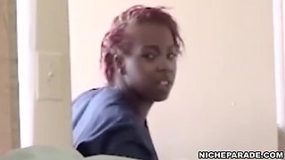 Hot Latina Maid Shocked by Naked Guest Flashing His Big Cock - Niche Parade