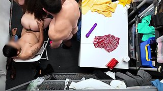 Pixie Smalls - Four Big Cocks For One Little Thief