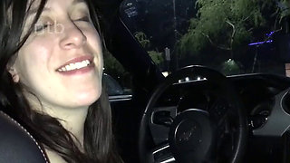 HOT MILF Backseat Fun In Mustang GT Sports Car With Random Stranger