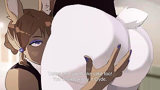 Hentai chick enjoys anal sex at the gym