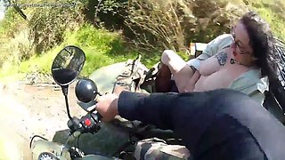 Naked Sidecar Ride In Nature Pt1 - MaryBitch