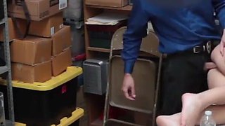 Theft suspect gets fucked hard