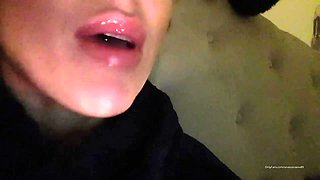 Doll with sensuous lips is doing softcore stuff on web cam, because it perceives so boinking superb