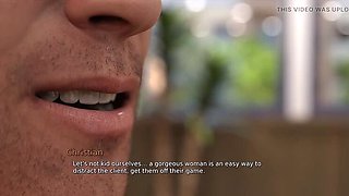 Vivian Tries to Seduce Her Husband's Boss Hutch - Hot Stepmom Gets Rejected - Full HD Fuck Scene
