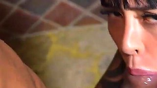 Cuckold BBC Husband Has Sex in the Bathroom with His Wife's Stepsister - Brandon Cruz & Luna Vitaler