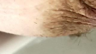 Peeing in the toilet and shower