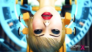 Doggystyle sex with stunner siren from Scifi-X