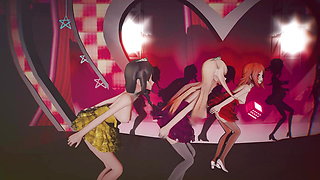 Mmd R-18 Anime Girls Sexy Dancing (clip 25)