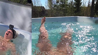 POV Cute MILF with Her Favourite Toy in Jacuzzi Pip Behind the Scenes How Video Was Made