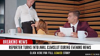 Breaking News: I'm An Anal Cumslut & I Love It With Van Wylde, Lasirena69 - Brazzers