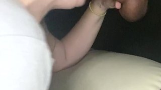 Sluttybritt Handling Daddy's Big Black Dick