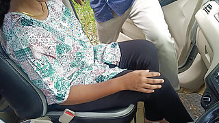 office manager enjoying hot Romance with married colleague inside car part 4